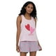 thumbnail image 1 of Pijama Mujer Sudadera Print Rosado Corazones Corona, 1 of 5