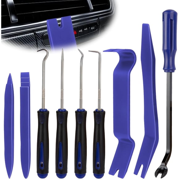Kit de Desmontaje de Paneles para Auto BFXM de Nylon y Acero, 9 Piezas