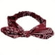thumbnail image 1 of Paisley Print Boho Head Band Women's Soft Headbands Vintage Bowknot Elastic Hairbands Trendy Hair Accessories, 1 of 5