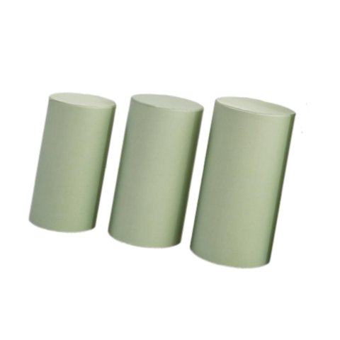 Magideal - 3 Cubiertas Cilíndricas Para Pedestal De Postre, Cubiertas Cilíndricas Para Pedestal, Suministros Para Fiestas, Cubiertas Suaves Y Elegantes Para Pede Verde