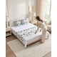 thumbnail image 2 of Piecera Manta de Cama Texturizada con Bordado Botanico, 2 of 7