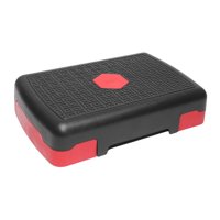 Ioensy - Plataforma De Ejercicios Aeróbicos Ajustable Para Cardio Fitness En Interiores, Color Rojo