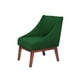 thumbnail image 2 of Sitial Berlin Tela Velvet Verde, 2 of 3