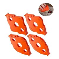 Genérica - 4 Guía Plantillas Corte Esquina Redonda Madera Router