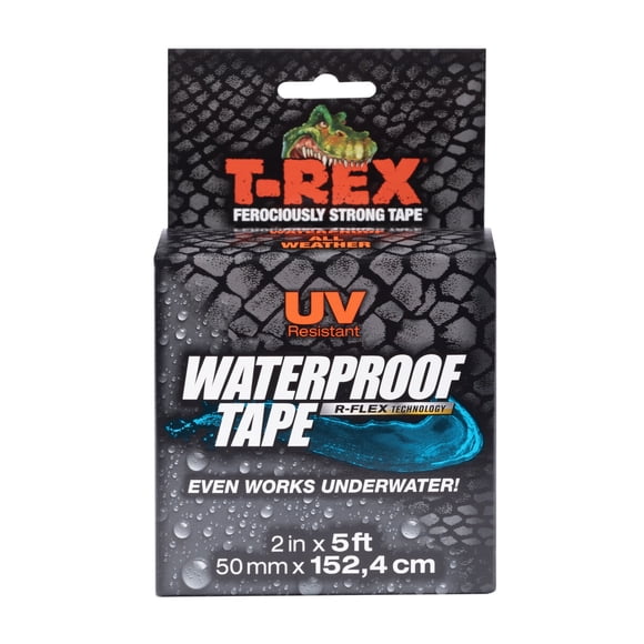 Cinta Impermeable TRex 2in x 5ft Negra Reparacian UV