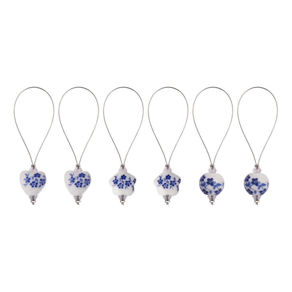 Magideal - Clip De Marcadores De Puntada, Artesanías Extraíbles Portátiles, Anillo Marcador De Ganchillo Reutilizable, Marcadores De Costura Para Accesorios De 6 Piezas Estilo B.