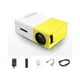 thumbnail image 2 of Mini Proyector Video Película USB HDMI Amarillo Resolución 320 x 240, 2 of 3
