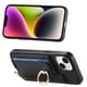 thumbnail image 3 of Funda Magnética Para Iphone 14 Con Billetera Y Anillo Protector Resistente Negro, 3 of 6