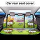 thumbnail image 5 of Om Nom-theme Car Rear Seat Covers Back Elastic Flexible Car Seat Covers Decorative Fits Most Cars 120x59x76cm, 5 of 6