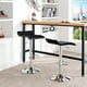 thumbnail image 2 of Pack 2 Piso De Bar Plano Altura Regulable Giratorio Negro, 2 of 6