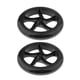 thumbnail image 1 of 2 Piezas Sport Scooter Wheel Pro Kick Scooter Neumático Delantero Trasero 180 Mm Negro, 1 of 5
