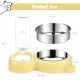 thumbnail image 5 of Set de cuencos para comida y agua para mascotas con dispensador de agua - Amarillo, 5 of 8