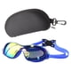 thumbnail image 1 of Gafas De Natación Profesionales, Gafas De Buceo Antideslizantes, Marco Azul, Chapado, 1 of 5