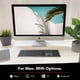 thumbnail image 2 of Teclado Bluetooth inalámbrico Macally ACEBTKEYSG Space Grey, 2 of 6