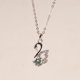 thumbnail image 5 of Collar de Moissanita para Mujer 1 Uds Corte Redondo Color D Colgante de Diamante VVS1 para Mujer Collar de Plata Esterlina 925 para Mujer con Certificado, 5 of 9