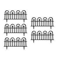 Ioensy - Borde De Borde De Jardín De 5 Piezas Para Macizo De Flores Jardín De Borde De Césped De Flores