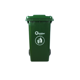 thumbnail image 1 of Basurero Contenedor Basura Qrubber 240 lts. verde Qrubber, 1 of 3