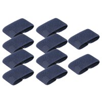 Ioensy - 10X Correas Elásticas Para Cinturón Banda De Retención Para Pantalones Cinturón Trabillas De Nailon Azul Oscuro