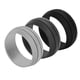 thumbnail image 2 of 3 Piezas De Goma Para Hombre De Silicona Banda De Boda Gimnasio Deporte Joyería, 2 of 3