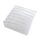 thumbnail image 3 of Cajón Organizador Divisor Plegable Compartimentos De Armario Para Corbatas De Lencería Blanco 6 Rejillas, 3 of 3