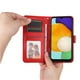 thumbnail image 5 of Funda tipo cartera FOXDOCK para Samsung Galaxy A13 5G , diseño girasol en relieve, cuero PU, cierre magnético, soporte y tarjetero, 5 of 5