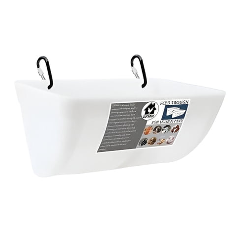 Ioensy - Bebedero Cubo Comederos Bebedero Dispensador De Agua Comedero Blanco