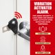 thumbnail image 4 of Cerradura de puerta portátil con alarma SECURITYMAN SMPALMLOCKR negra, 4 of 9