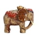 thumbnail image 3 of Estatua De Elefante Estatuilla Decoración Del Hogar Escultura De Cerámica Coleccionable De La Suerte, 3 of 3