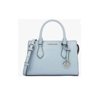 Cartera Michael Kors Womens Sheila Small Faux Saffiano Leather Satchel Vista Blue