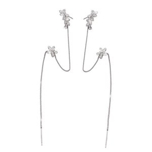 Ioensy - Pendientes De Enhebrador, Hermosos Pendientes De Cadena Larga Para Mujer, Niña, Fiesta, Cumpleaños