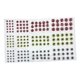 thumbnail image 4 of 183pcs Pesca Se?uelo Ojos 3D Ojos Holográficos Moscas Atar Plantillas Manualidades DIY Rojo Amarillo Plateado, 4 of 5