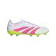 thumbnail image 1 of Botines de fútbol adidas Predator PRO para césped firme blancos y rosas, 1 of 9