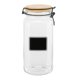 thumbnail image 1 of Canister Vidrio 2.1 Litros Tapa Bambú, 1 of 4