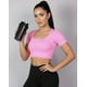 thumbnail image 2 of Top Camiseta Deportiva Mujer Manga Corta Acanalado, 2 of 4