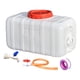 thumbnail image 2 of Tanque De Agua Reutilizable, Cubo De Almacenamiento Horizontal Para Camping, Jardín, Coche, Blanco, 47,5 Kg, 2 of 5