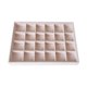 thumbnail image 1 of Organizador Del Collar Del Pendiente Del Sostenedor De La Bandeja Del Almacenamiento De La Joyería Del Terciopelo Beige Estilo 03, 1 of 5