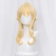 thumbnail image 5 of Peluca de cola de caballo rubia ondulada de Wiggy Mermaid SL para cosplay de vaqueros, 5 of 7