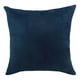 thumbnail image 5 of Funda de almohada con terciopelo de gamuza en color liso Funda de almohada decorativa Azul oscuro-45x45cm, 5 of 5