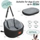 thumbnail image 2 of Asiento de coche para perros Lealchum para perros pequeños de hasta 14 kg, ultrasuave, 2 of 6