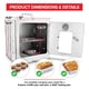 thumbnail image 2 of Horno de camping Modern Innovations plegable portátil de acero inoxidable de 30 cm, 2 of 7