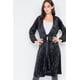 thumbnail image 5 of Chaqueta CCwholesalesclothings Terciopelo Aplastado Lazo Frontal Negro, 5 of 5