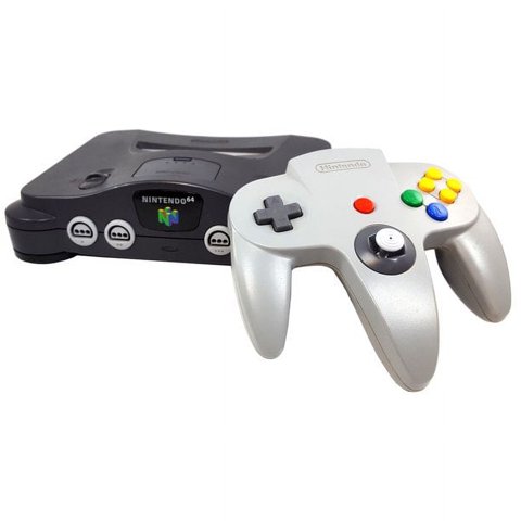 Consola Nintendo 64 + Mando Y Cables (Reacondicionada)