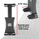 thumbnail image 3 of Soporte universal para tabletas Bulletpoint para camiones Apple y Samsung, 3 of 9