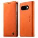 thumbnail image 1 of Funda Billetera de Cuero para [Google Pixel 9a], Bloqueo RFID, Tarjetas y Soporte Naranja, 1 of 5