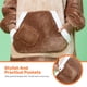 thumbnail image 5 of Sudadera con capucha para llevar, con capucha, para reírse, para Sherpa, Cozy Sloth, 5 of 7
