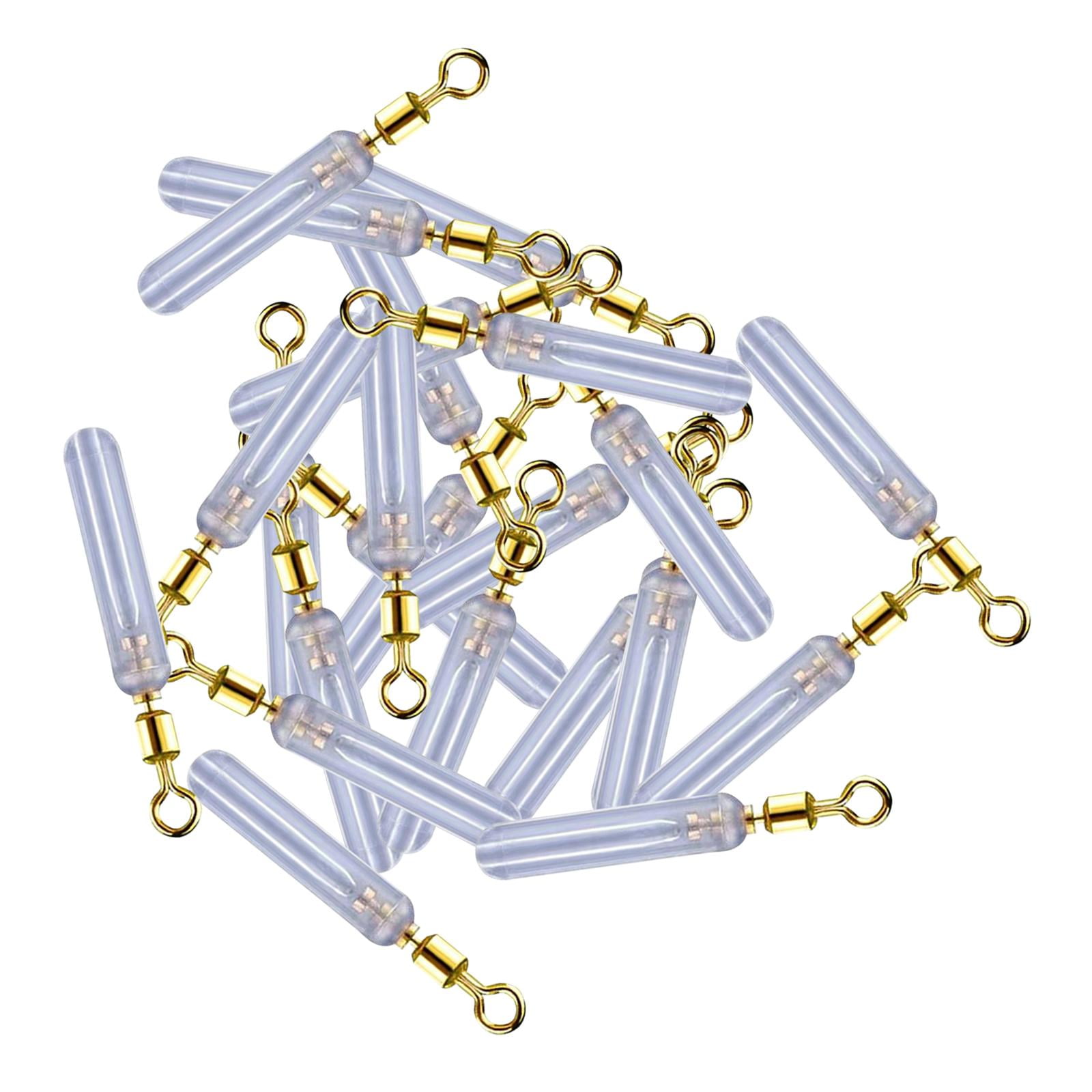 Ioensy - 20 Piezas Flotadores De Pesca, Conector De Rotación De Equipo De Pesca, Asiento De Flotador Giratorio L