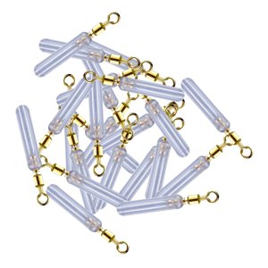 Ioensy - 20 Piezas Flotadores De Pesca, Conector De Rotación De Equipo De Pesca, Asiento De Flotador Giratorio L