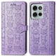 thumbnail image 3 of Funda Cartera FOXDOCK para Motorola Moto G75 , Flip PU con Relieve de Gatos y Perros, Tarjetero y Soporte, 3 of 6