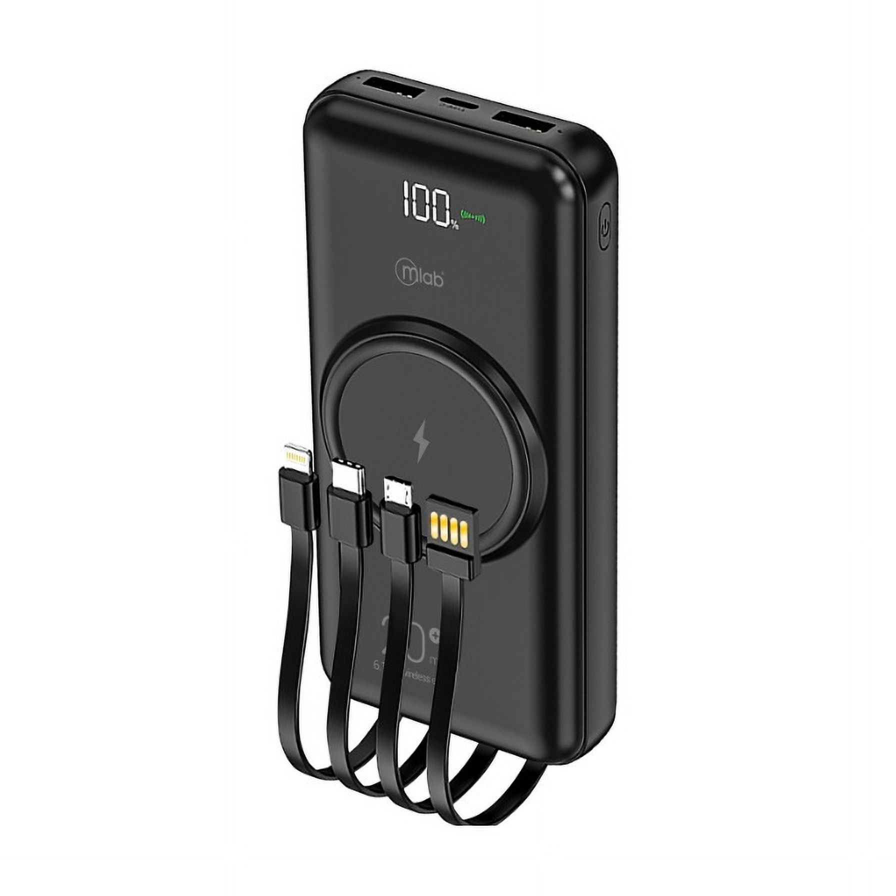 Microlab - Powerbank Cargador De Batería 20000 Mah