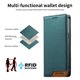 thumbnail image 4 of Funda Tipo Cartera de Cuero Sintético para Samsung Galaxy A14 Bloqueo RFID, con Ranuras para Tarjetas y Bolsillo para Efectivo, Cierre Magnético Fuerte Verde, 4 of 6